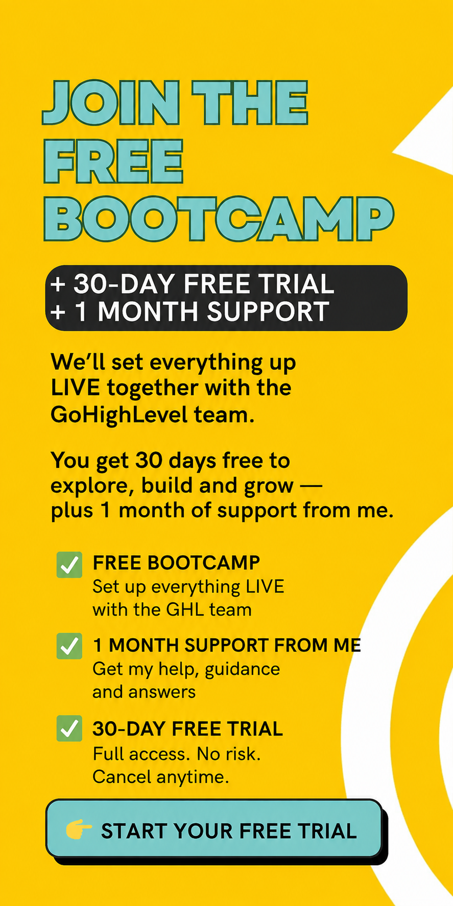 Highlevel 30-day free trial